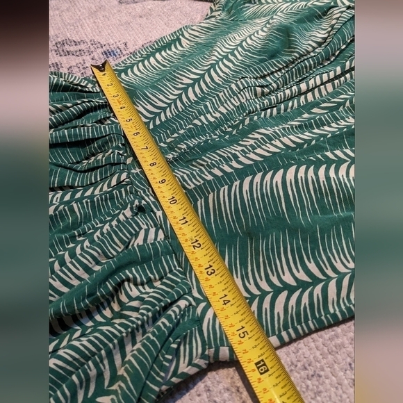 TRACY REESE Dress Green Fit & Flare Anthropologi size 4 - Picture 6 of 6